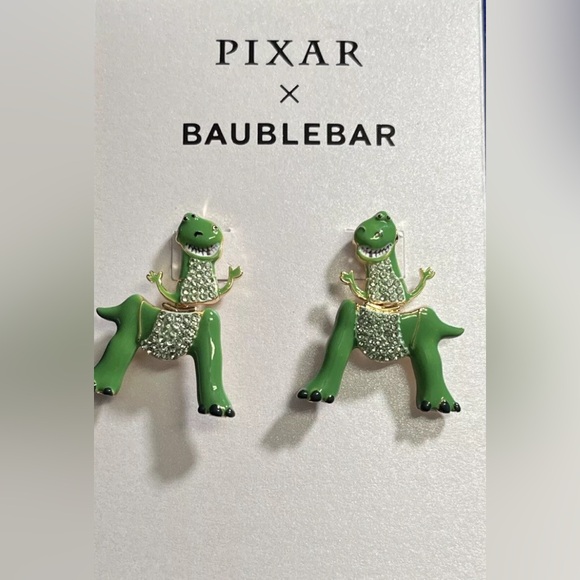 NWT ⚜️🦖⚜️ Baublebar x Disney Pixar Toy Story Rex Earrings - Picture 5 of 5